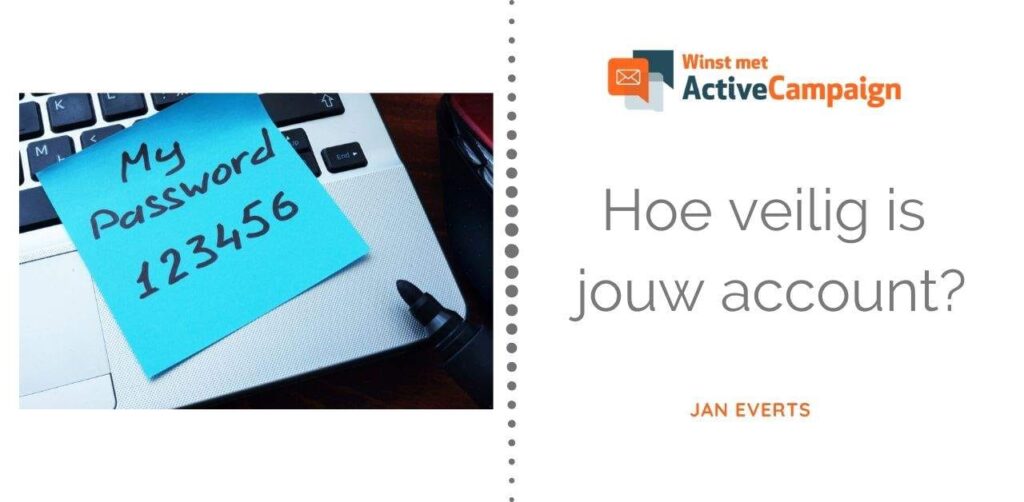 Wachtwoord en ActiveCampaign