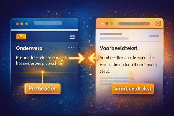 Preheader of voorbeeldtekst