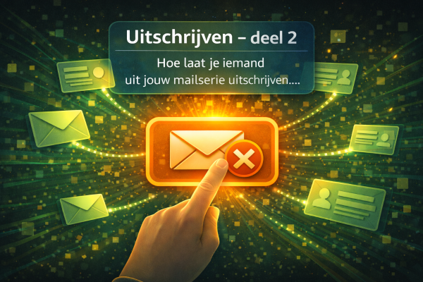 Uitschrijven deel 2 -Hoe laat je iemand uit jouw mailserie uitschrijven