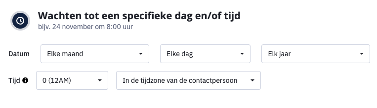 Jan Everts - ActiveCampaign - Wachten tot een specifieke dag en:of tijd