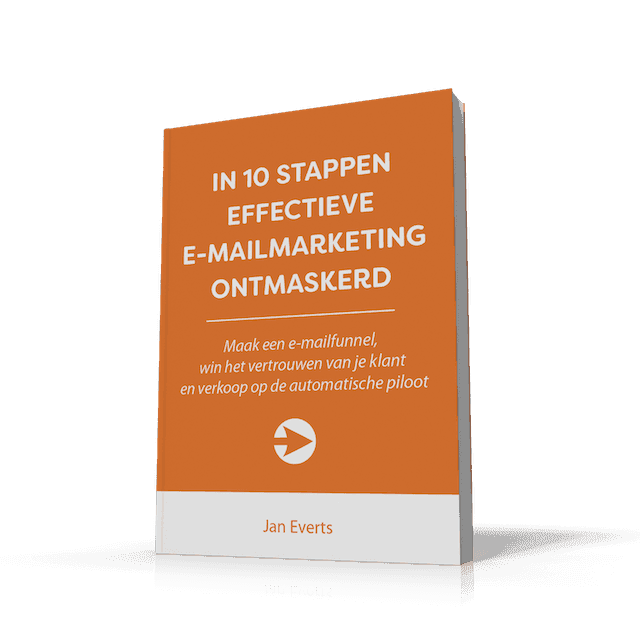 Boekcover In 10 stappen effectieve e-mailmarketing ontmaskerd